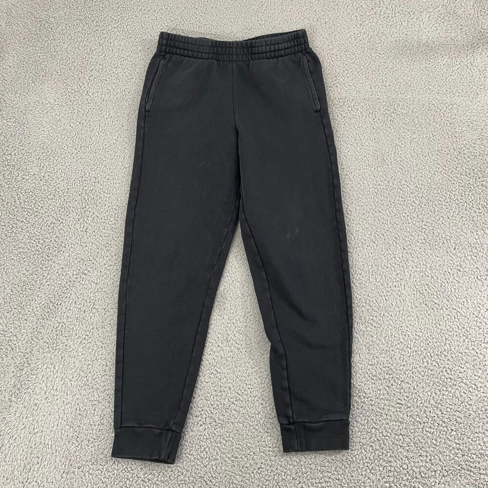 Carhartt Fleece Logo Sweatpants Boys L Black Pull On Joggers